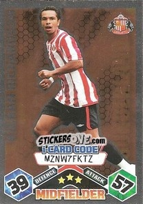 Sticker Kieran Richardson - iCard - English Premier League 2009-2010. Match Attax n. 287 - Topps