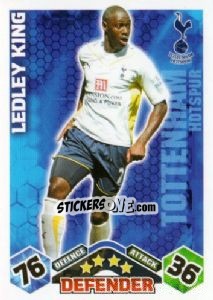Sticker Ledley King - English Premier League 2009-2010. Match Attax - Topps