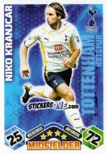 Cromo Niko Kranjcar - English Premier League 2009-2010. Match Attax - Topps