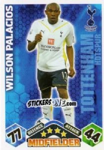 Cromo Wilson Palacios - English Premier League 2009-2010. Match Attax - Topps