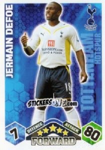 Figurina Jermain Defoe - English Premier League 2009-2010. Match Attax - Topps