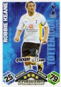 Cromo Robbie Keane - English Premier League 2009-2010. Match Attax - Topps