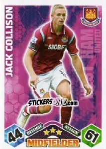 Sticker Jack Collison - English Premier League 2009-2010. Match Attax n. 315 - Topps
