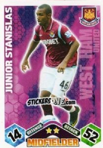 Sticker Junior Stanislas - English Premier League 2009-2010. Match Attax - Topps