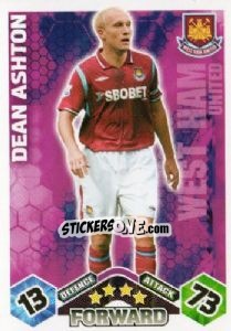 Sticker Dean Ashton - English Premier League 2009-2010. Match Attax - Topps
