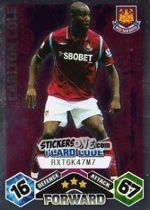 Sticker Carlton Cole - iCard - English Premier League 2009-2010. Match Attax n. 324 - Topps