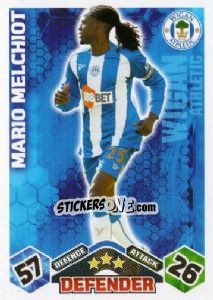 Sticker Mario Melchiot - English Premier League 2009-2010. Match Attax n. 326 - Topps