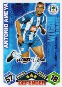 Sticker Antonio Ameya - English Premier League 2009-2010. Match Attax n. 330 - Topps