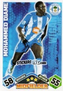 Cromo Mohamed Diame - English Premier League 2009-2010. Match Attax - Topps