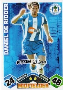 Sticker Daniel de Ridder - English Premier League 2009-2010. Match Attax n. 333 - Topps