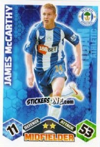 Sticker James McCarthy - English Premier League 2009-2010. Match Attax - Topps