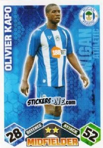 Sticker Olivier Kapo - English Premier League 2009-2010. Match Attax n. 337 - Topps