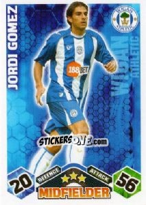 Sticker Jordi Gomez - English Premier League 2009-2010. Match Attax - Topps