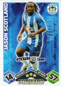 Sticker Jason Scotland - English Premier League 2009-2010. Match Attax n. 340 - Topps
