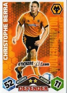 Sticker Christophe Berra - English Premier League 2009-2010. Match Attax - Topps