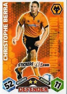 Sticker Christophe Berra - English Premier League 2009-2010. Match Attax n. 344 - Topps