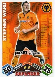 Sticker Stephen Ward - English Premier League 2009-2010. Match Attax n. 346 - Topps