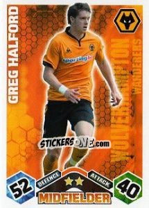 Sticker Greg Halford - English Premier League 2009-2010. Match Attax n. 350 - Topps