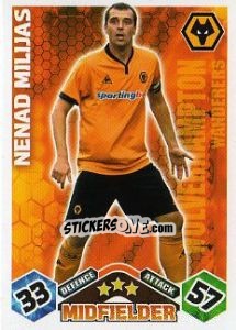 Sticker Nenad Milijas - English Premier League 2009-2010. Match Attax n. 351 - Topps
