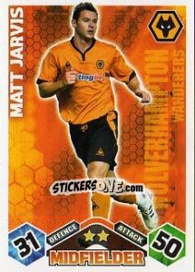 Sticker Matt Jarvis - English Premier League 2009-2010. Match Attax n. 355 - Topps