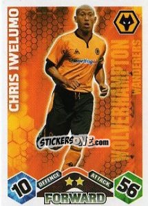 Sticker Chris Iwelumo - English Premier League 2009-2010. Match Attax n. 357 - Topps