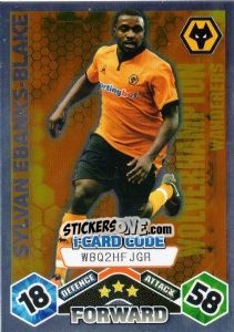 Sticker Sylvan Ebanks-Blake - iCard - English Premier League 2009-2010. Match Attax n. 360 - Topps