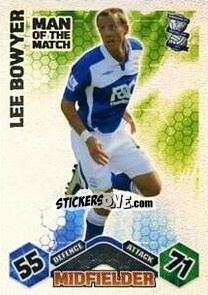 Sticker Lee Bowyer - English Premier League 2009-2010. Match Attax n. 367 - Topps