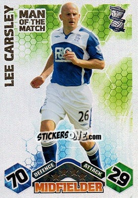 Sticker Lee Carsley - English Premier League 2009-2010. Match Attax n. 368 - Topps