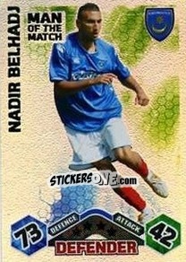 Cromo Nadir Belhadj - English Premier League 2009-2010. Match Attax n. 401 - Topps