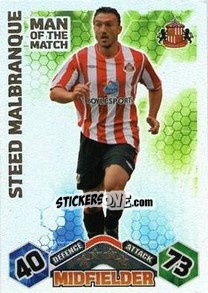 Sticker Steed Malbranque - English Premier League 2009-2010. Match Attax n. 408 - Topps
