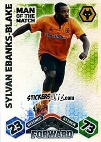 Sticker Sylvan Ebanks-Blake - English Premier League 2009-2010. Match Attax n. 420 - Topps