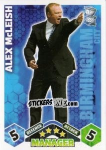 Sticker Alex McLeish - English Premier League 2009-2010. Match Attax n. 424 - Topps