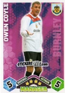 Sticker Owen Coyle - English Premier League 2009-2010. Match Attax - Topps