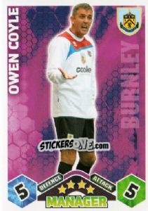 Sticker Owen Coyle - English Premier League 2009-2010. Match Attax n. 427 - Topps