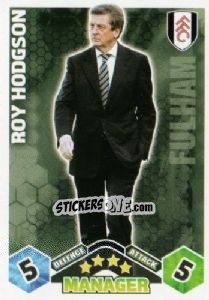 Sticker Roy Hodgson - English Premier League 2009-2010. Match Attax - Topps