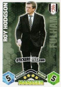 Sticker Roy Hodgson - English Premier League 2009-2010. Match Attax n. 430 - Topps