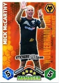 Sticker Mick McCarthy - English Premier League 2009-2010. Match Attax n. 441 - Topps