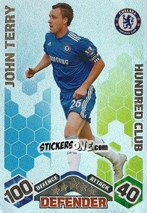 Sticker John Terry - English Premier League 2009-2010. Match Attax n. 443 - Topps