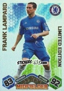Sticker Frank Lampard - English Premier League 2009-2010. Match Attax n. LE3 - Topps