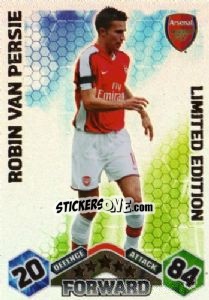 Sticker Robin van Persie - English Premier League 2009-2010. Match Attax n. LE6 - Topps
