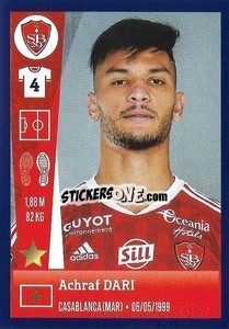 Sticker Achraf Dari - FOOT 2022-2023 n. 89 - Panini