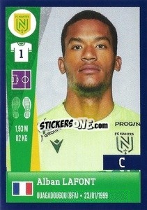 Sticker Alban Lafont - FOOT 2022-2023 - Panini