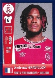 Sticker Andreaw Gravillon - FOOT 2022-2023 n. 360 - Panini