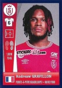 Sticker Andreaw Gravillon - FOOT 2022-2023 - Panini