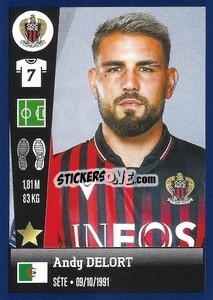 Sticker Andy Delort - FOOT 2022-2023 - Panini