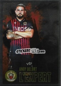 Sticker Andy Delort - L'Expert - FOOT 2022-2023 - Panini
