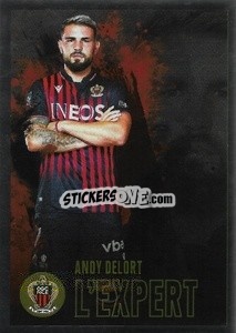 Figurina Andy Delort - L'Expert - FOOT 2022-2023 - Panini