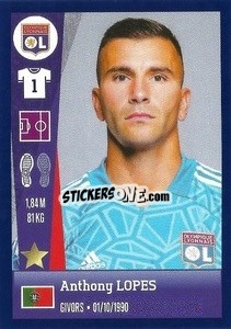 Sticker Anthony Lopes - FOOT 2022-2023 n. 196 - Panini