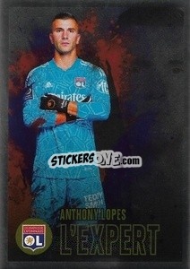 Sticker Anthony Lopes - L'Expert - FOOT 2022-2023 n. 195 - Panini