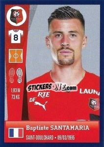 Sticker Baptiste Santamaria - FOOT 2022-2023 n. 385 - Panini